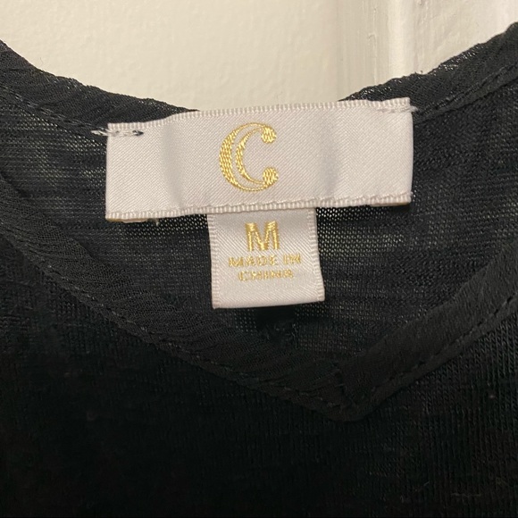 Black Ruffled Tank Top - Picture 5 of 6